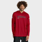 Tampa Bay Buccaneers Sideline Pure Fury Performance Long Sleeve Hoodie T-Shirt - Red | Nike for sale