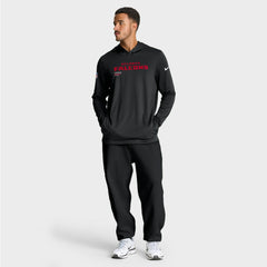 Atlanta Falcons Sideline Pure Fury Performance Long Sleeve Hoodie T-Shirt - Black | Nike for sale