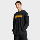 Washington Commanders Sideline Pure Fury Performance Long Sleeve Hoodie T-Shirt - Black | Nike discount