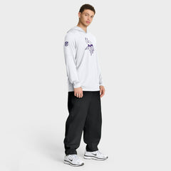 Minnesota Vikings Sideline Option Read Dri-FIT Long Sleeve Hoodie T-Shirt - White | Nike sale