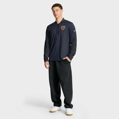 Chicago Bears Sideline Dri-FIT Half-Zip Pullover - Navy | Nike on sale