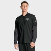 Las Vegas Raiders Sideline Dri-FIT Half-Zip Pullover - Black | Nike outlet