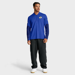Los Angeles Rams Sideline Dri-FIT Half-Zip Pullover - Royal | Nike on sale