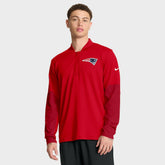 New England Patriots Sideline Dri-FIT Half-Zip Pullover - Red | Nike online