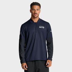 Seattle Seahawks Sideline Dri-FIT Half-Zip Pullover - College Navy | Nike online