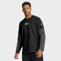 Baltimore Ravens Sideline Coach Therma-FIT Long Sleeve T-Shirt - Black | Nike on sale