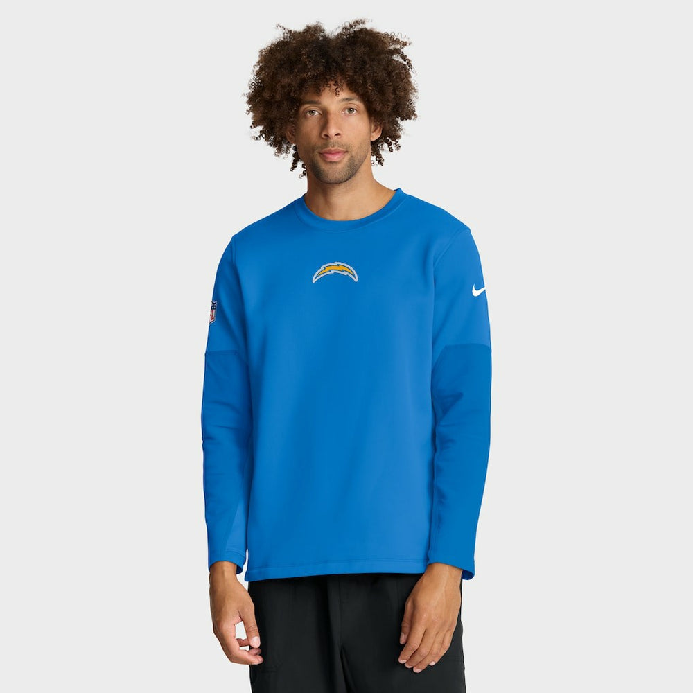 Los Angeles Chargers Sideline Coach Therma-FIT Long Sleeve T-Shirt - Powder Blue | Nike cheap