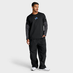 Detroit Lions Sideline Coach Therma-FIT Long Sleeve T-Shirt - Black | Nike discount