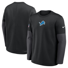 Detroit Lions Sideline Coach Therma-FIT Long Sleeve T-Shirt - Black | Nike discount