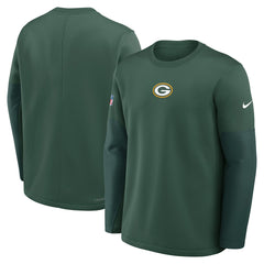 Green Bay Packers Sideline Coach Therma-FIT Long Sleeve T-Shirt - Green | Nike outlet