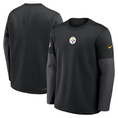 Pittsburgh Steelers Sideline Coach Therma-FIT Long Sleeve T-Shirt - Black | Nike online