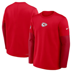 Kansas City Chiefs Sideline Coach Therma-FIT Long Sleeve T-Shirt - Red | Nike outlet