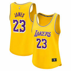 LeBron James Los Angeles Lakers Women's Fast Break Player Jersey - Icon Edition - Gold | Fanatics online