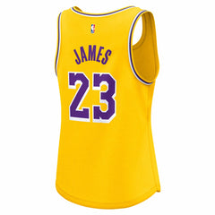 LeBron James Los Angeles Lakers Women's Fast Break Player Jersey - Icon Edition - Gold | Fanatics online