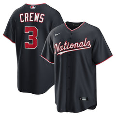Dylan Crews Washington Nationals Alternate Replica Jersey - Navy | Nike