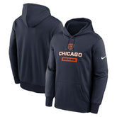 Chicago Bears Toss Sweep Performance Pullover Hoodie - Navy | Nike discount
