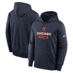 Chicago Bears Toss Sweep Performance Pullover Hoodie - Navy | Nike discount
