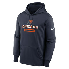 Chicago Bears Toss Sweep Performance Pullover Hoodie - Navy | Nike discount