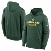 Green Bay Packers Toss Sweep Performance Pullover Hoodie - Green | Nike for sale