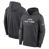 New York Jets Toss Sweep Performance Pullover Hoodie - Anthracite | Nike outlet