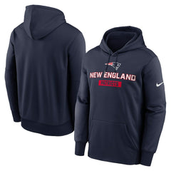 New England Patriots Toss Sweep Performance Pullover Hoodie - Navy | Nike outlet