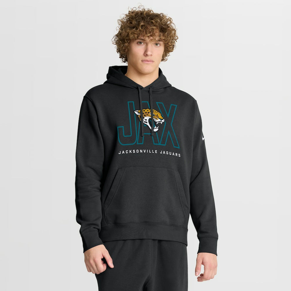 Jacksonville Jaguars Busted Play Club Fleece Pullover Hoodie - Black | Nike outlet