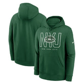 New York Jets Busted Play Club Fleece Pullover Hoodie - Green | Nike discount