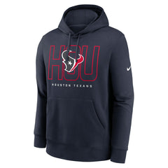 Houston Texans Busted Play Club Fleece Pullover Hoodie - Navy | Nike discount