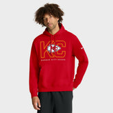 Kansas City Chiefs Busted Play Club Fleece Pullover Hoodie - Red | Nike cheap