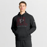 Atlanta Falcons Busted Play Club Fleece Pullover Hoodie - Black | Nike for sale
