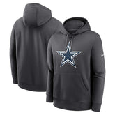 Dallas Cowboys Club Fleece Pullover Hoodie - Anthracite | Nike sale