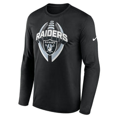 Las Vegas Raiders Primetime Legend Icon Performance Long Sleeve T-Shirt - Black | Nike outlet