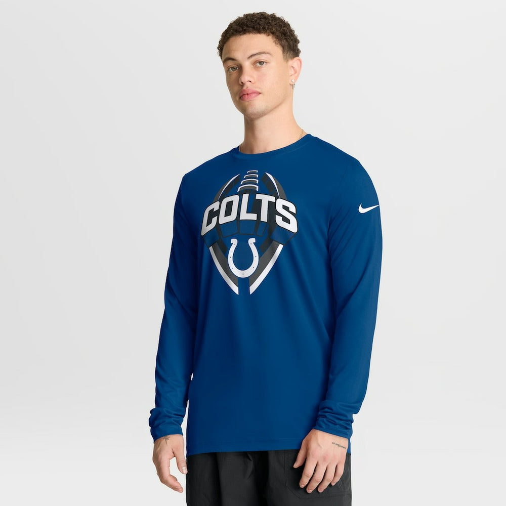 Indianapolis Colts Primetime Legend Icon Performance Long Sleeve T-Shirt - Royal | Nike outlet