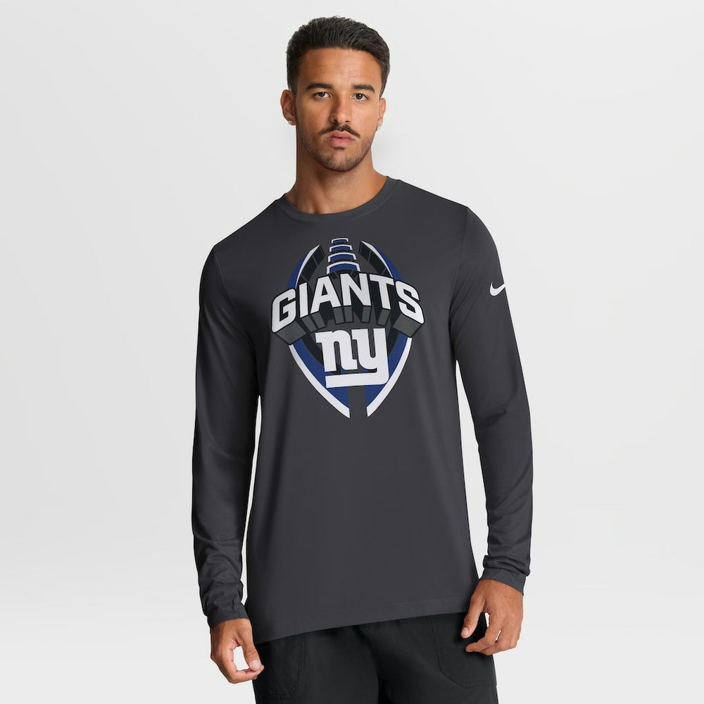 New York Giants Primetime Legend Icon Performance Long Sleeve T-Shirt - Anthracite | Nike discount