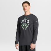 New York Jets Primetime Legend Icon Performance Long Sleeve T-Shirt - Anthracite | Nike outlet