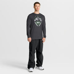 New York Jets Primetime Legend Icon Performance Long Sleeve T-Shirt - Anthracite | Nike outlet