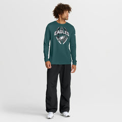 Philadelphia Eagles Primetime Legend Icon Performance Long Sleeve T-Shirt - Midnight Green | Nike outlet