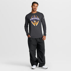 Minnesota Vikings Primetime Legend Icon Performance Long Sleeve T-Shirt - Anthracite | Nike discount