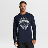 Dallas Cowboys Primetime Legend Icon Performance Long Sleeve T-Shirt - Navy | Nike sale