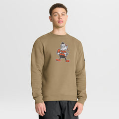 Cleveland Browns Swing Pass Rewind Club Pullover Sweatshirt - Brown | Nike cheap