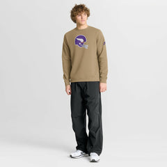 Minnesota Vikings Swing Pass Rewind Club Pullover Sweatshirt - Tan | Nike on sale
