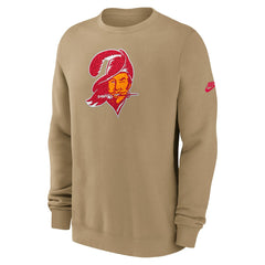 Tampa Bay Buccaneers Swing Pass Rewind Club Pullover Sweatshirt - Tan | Nike for sale