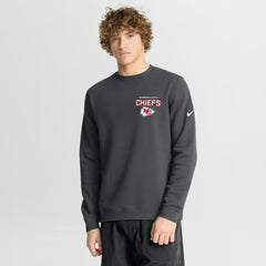 Kansas City Chiefs Primetime Club Fleece Pullover Sweatshirt - Anthracite | Nike cheap