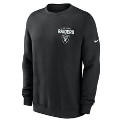 Las Vegas Raiders Primetime Club Fleece Pullover Sweatshirt - Black | Nike on sale