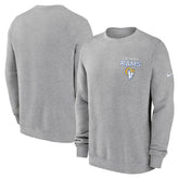 Los Angeles Rams Primetime Club Fleece Pullover Sweatshirt - Heather Gray | Nike cheap