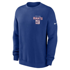 New York Giants Primetime Club Fleece Pullover Sweatshirt - Royal | Nike online