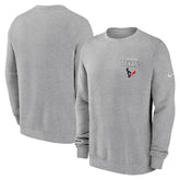 Houston Texans Primetime Club Fleece Pullover Sweatshirt - Heather Gray | Nike sale