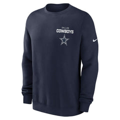 Dallas Cowboys Primetime Club Fleece Pullover Sweatshirt - Navy | Nike online