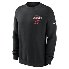 Arizona Cardinals Primetime Club Fleece Pullover Sweatshirt - Black | Nike outlet
