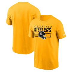 Pittsburgh Steelers Primetime Helmet Essential T-Shirt - Gold | Nike discount